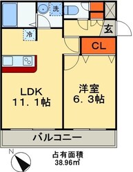 リトルズ湾岸の物件間取画像